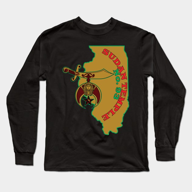 Sudan Temple #93 Long Sleeve T-Shirt by Brova1986